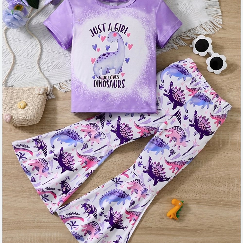 Size 6/7 two piece Dino outfit